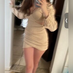 Golden sparkley dress